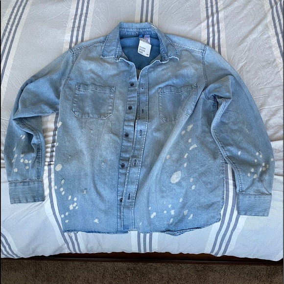 H&M Other - H&M Splatter Jean Jacket